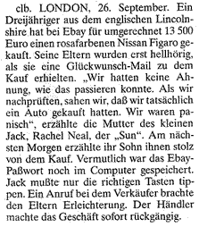 Notiz vom 27. 9. 2006