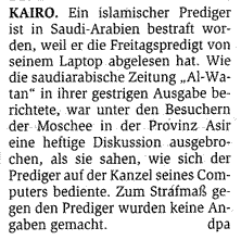 Notiz vom 10. 5. 2006