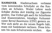 Notiz vom 8. 6. 2005