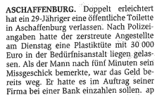 Notiz vom 4. 6. 2005