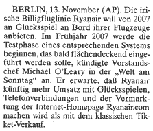 Notiz vom 14. 11. 2005