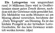 Notiz vom 4. 1. 2006