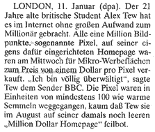 Notiz vom 12. 1. 2006